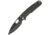 Medford Infraction Framelock Folding Knife, 3.5in Black Pvd Coated S35Vn SS Blade, Black Pvd Coated Titanium Handle, Thumb Pull, Pocket Clip, Waterproof Storage Case, MK031SP-30PV