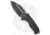 Medford Micro Praetorian G Folding Knife, 2.875in, D2, Drop Point Blade, G10 Black Handle, Black/Black, 6.75in, BHQ-71737