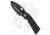 Medford TFF-1 Folding Knife, 4.00in, D2, Spear Point Blade, G10 Black Handle, Black/Black, 9.625in, BHQ-28375