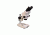 Meiji Techno Zoom Stereo Microscope 1X to 7X with Stops Need Stand and Eyepieces WD 90mm, EMZ-13D