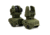 Meprolight Flip-Up Front and Rear Tritium Sight Set, 4 Rear Dots, OD Green, 403800