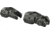 Meprolight Flip-Up Front &amp; Rear Tritium Sight Set, 2 Rear Dots, Black, FRBS M2D