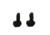Meprolight Flip-Up Front &amp; Rear Tritium Sight Set, 2 Rear Dots, Black, FRBS M2D