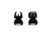 Meprolight Flip-Up Front &amp; Rear Tritium Sight Set, 2 Rear Dots, Black, FRBS M2D