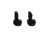 Meprolight Flip-Up Front &amp; Rear Tritium Sight Set, 2 Rear Dots, Black, FRBS M2D