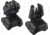 Meprolight Flip-Up Front &amp; Rear Tritium Sight Set, 4 Rear Dots, Black, FRBS M4D