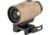 Meprolight MMX4 4x24mm Micro Magnifier w/ Quick Flip, QD Picatinny, Black, 3.2x1.4x1.74 inch, 8016000200