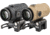Meprolight MMX4 4x24mm Micro Magnifier w/ Quick Flip, QD Picatinny, Black, 3.2x1.4x1.74 inch, 8016000200