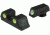 Meprolight Set Glock 42/43 Height 6.6 Green/Yellow, ML10220Y