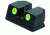 MeproLight Sig 40/45ACP Rear Sight, Green ML10129R.S