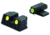 Meprolight Sig Sauer Tru-Dot Night Sight, 9mm and .357 Sig P Series, Green/Yellow, ML10110Y, 101103201