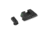 Meprolight Tru-Dot Night Sight Set for Glock G26 &amp; G27, Green Front/Rear, 10226