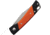 Mercury LUC Folding Knife, 4.13in Closed, 3.13in Stonewash Elmax Steel Clip Point Blade, Black Anodized Aluminum Handle w/ Orange G10 Inlay, MY 9LUCEXSWALG10A-C
