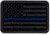 Merica Life 3D US Flag Forward - Thin Blue Line Patch, Gray, 3 x 2, 3D-USFLAG-GREY-TBL