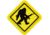 Merica Life BigFoot Crossing Sign Armed Patch, 2.5 x 25, BFCSA