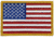 Merica Life Embroidered US FLAG Forward Patch, 3 x 2, EMBR-USFLAG-FORW