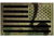 Merica Life Reflective Fabric US Flag Reverse Patch, Multi-Cam, 3 x 2, REF-MC-FLAG-REV