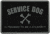 Merica Life Service Dog - Training to be a Soldier Patch, Black and Gray, 3 x 2, SERVICE DOG-SOLDIER