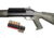 Mesa Tactical SureShell Hook and Loop Mount w/ Rail for Benelli M4, 6-Shell, 12-GA, 5.5in,Black 94640