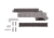 Mesa Tactical SureShell Hook and Loop Mount w/ Saddle Rail for Remington 870, 6-Shell, 12-GA, 5 in,Black 94670