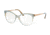 Michael Kors ANGUILLA MK4057F Progressive Prescription Eyeglasses, 53mm, Multicolor Green, MK4057F-3505-53-PRO