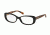 Michael Kors MK4023F Single Vision Prescription Eyeglasses 3065-54 - Black Brown Tortoise Frame