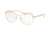 Michael Kors SANTIAGO MK3025 Progressive Prescription Eyeglasses, 53mm, Rose Gold, MK3025-1108-53-PRO