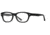 Michael Stars MS Radical SEMS RADC00 Single Vision Prescription Eyeglasses - Black SEMS RADC005240 BK