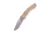 Microtech Amphibian Apocalyptic Fluted Standard 3.875in Folding Knife, Manual Folder, Tan, 137RL-10APFLGTTA