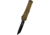 Microtech Combat Troodon Gen III T/E Black Standard 4in Folding Knife, Tan, 1144-1TA