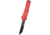 Microtech Combat Troodon Gen III T/E Red Partial Serrated 4in Folding Knife, Red, 1144-2RD