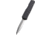 Microtech Cypher II D/E Stonewash Standard 3.55in Folding Knife, Black Stonewash, 1242-10