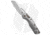 Microtech Marfione MSI Folding Knife, 3.85in, Bohler M390MK, Sheepsfoot Blade, Titanium, Gray Handle, Fully Serrated, Gray/Gray, 8.90 inch, BHQ-222699