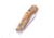 Microtech MSI S/E Apocalyptic Standard Fluted Aluminium 3.88in Folding Knife, Tan, 210-10APFLTA