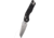 Microtech MSI S/E Tri-Grip Injection Molded Black Stonewash Full Serr, Black, 210T-12PMBK