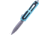 Microtech Scarab II Gen III D/E Apocalyptic Standard 3.95in Folding Knife, Turquoise, 1280-10APTQ