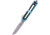 Microtech Scarab II Gen III T/E Apocalyptic Full Serrate 3.95in Folding Knife, Turquoise, 1279-12APTQ
