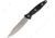 Microtech Socom Alpha Beadblast Fixed Blade Knife, 4.875in, Standard Edge, Black Handle MCT1137