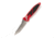 Microtech Socom Elite T/E-Auto Stonewash Standard 4.05in Automatic Folding Knife, Automatic Folder, Red, 161A-10RD