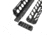 Midwest Industries AR-15/M16 M-Series Two Piece Drop-In M-LOK Handguard, 9 in, Mid-Length, Black, MI-18M