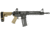 Midwest Industries Two Piece Free Float Handguard, AR-15, 9.5 in, Carbine Length, M-LOK, Anodized, Black, MI-20XM