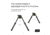 MIGHTY TACTICAL BP-02 Bipod, 6.3-9.1in Height Range, Black, MT-BP-02