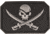 MIL-TEC PVC 3D Jolly Roger Patch, Black, 2.2 x 3 in, 16832202