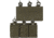 MIL-TEC Triple Mag Pouch W/Hook &amp; Loop, Olive Drab, 13496301