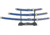Miscellaneous 3pc Sword Set, Blue And Gold Cord Wrapped Handle M3280