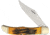 Miscellaneous Bone Folding Knife, Type Folding Hunter, Closed 5.125in, Blade 4in L SS, Handle Orange L Bone, Orange Jigged Bone Handles With Nickel Silver Bolsters, H1730