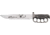Miscellaneous Eagle Bowie Fixed Blade Knife,9.75in,Bowie Blade,Antique Silver Sculpted Cast Metal Handle M1925