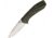 Miscellaneous Linerlock OD Green Folding Knife, 3.25 satin finish stainless blade, OD green sculpted ABS handle, BZ011062 OD GREEN