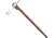 Miscellaneous Peace Pipe Tomahawk, Polished SS Axe Head With 2in Unsharpened Edge, 20in Handle, 22001