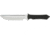 Miscellaneous Tactical Fixed Blade Knife,5.75in,Stainless Blade,Black Rubber Handle M3485